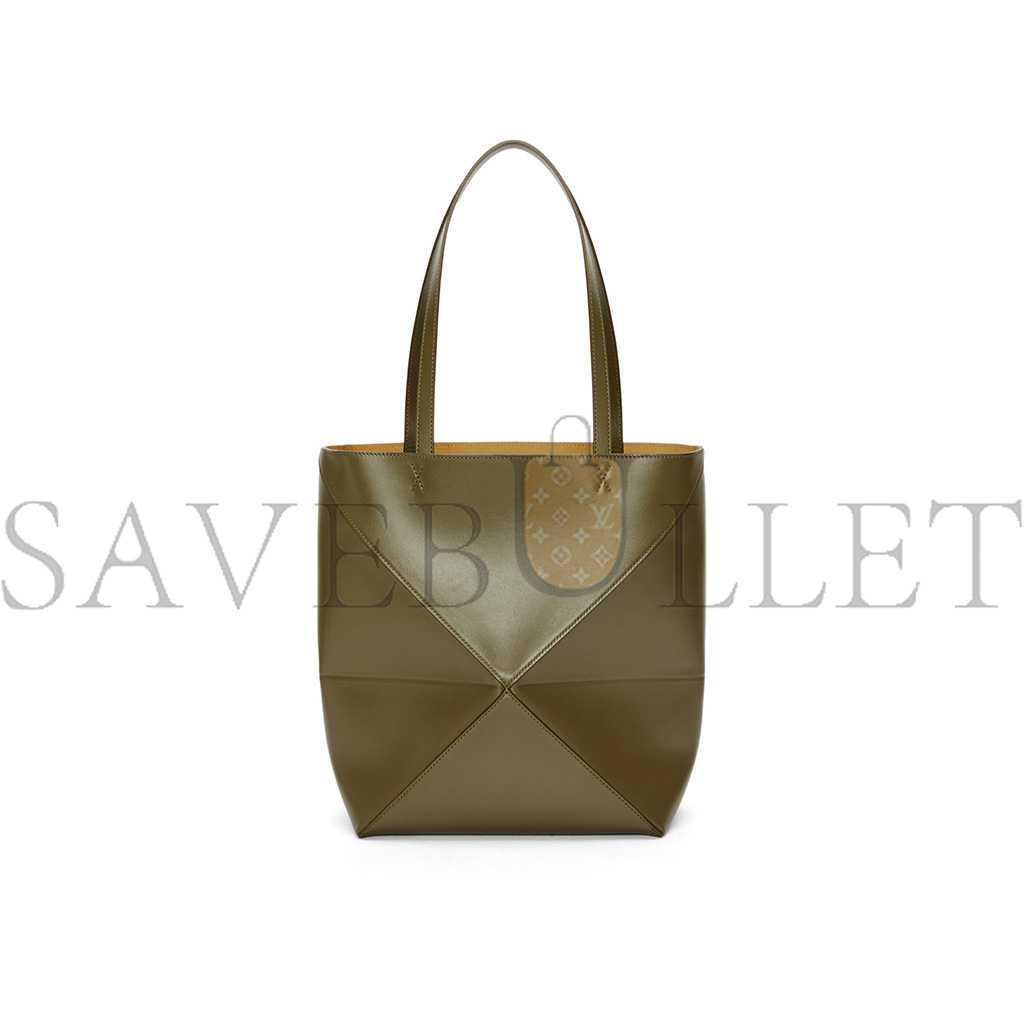 l*ew* medium puzzle fold tote in shiny calfskin a657g50x01 (31.5*25.5*14.5cm)
